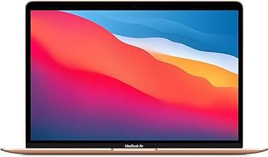 Apple 2020 MacBook Air Laptop M1 Chip, 13” Retina Display, 8GB RAM, 256GB SSD Storage, Backlit Keyboard, FaceTime HD Camera, Touch ID. Works with iPhone/iPad; Gold