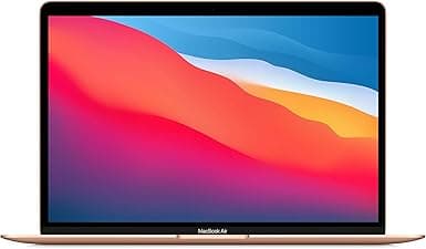 Apple 2020 MacBook Air Laptop M1 Chip, 13” Retina Display, 8GB RAM, 256GB SSD Storage, Backlit Keyboard, FaceTime HD Camera, Touch ID. Works with iPhone/iPad; Gold